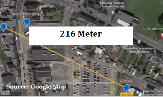 Map showing school location